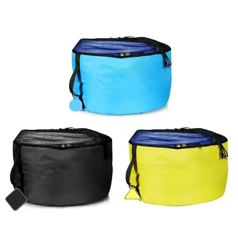 

RV Equipment Storage Bag with Identification Tags,Black/Blue/Yellow