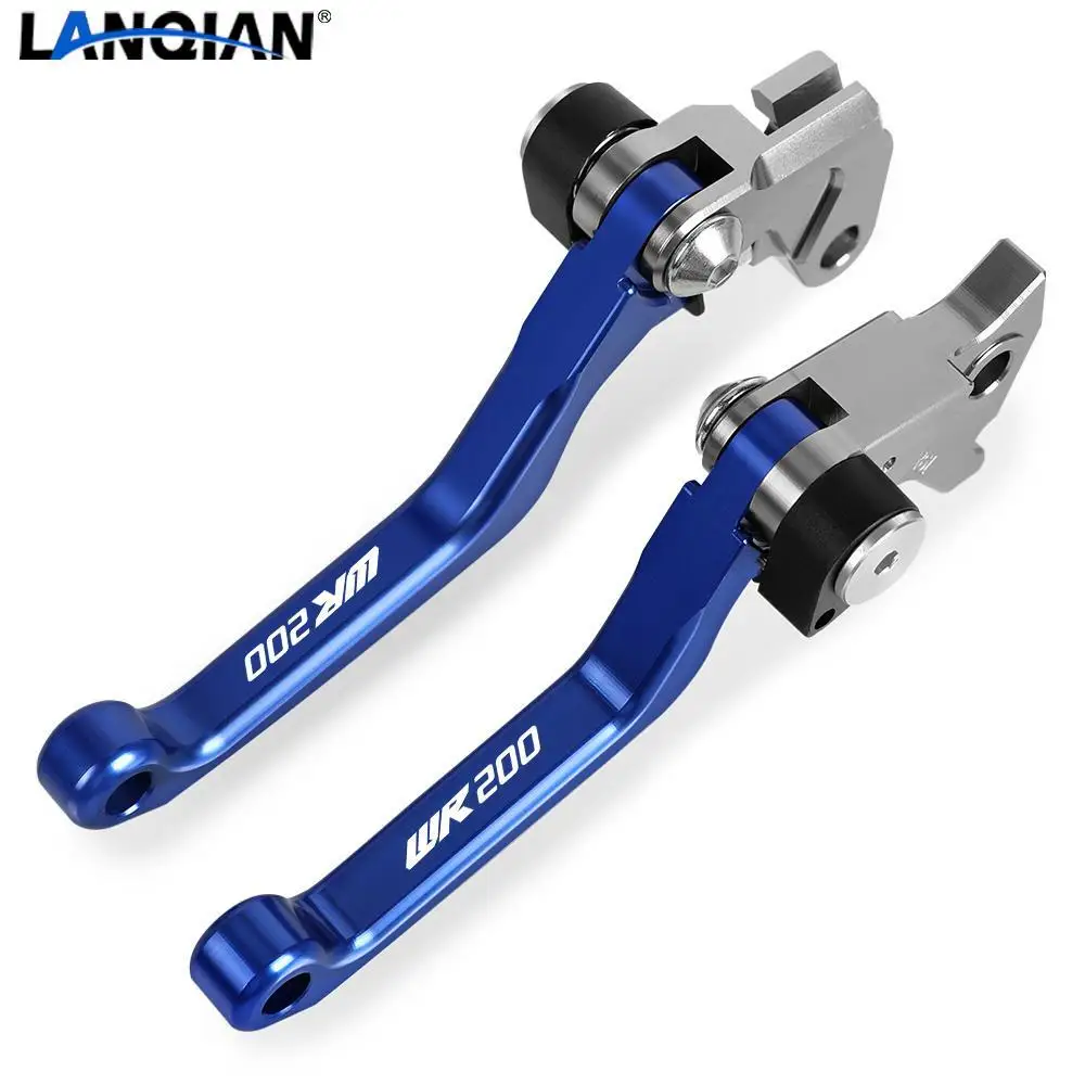 

For YAMAHA WR200 1992 1993 1994 1995 CNC Aluminum Motorcoss Pit Dirt Bike Pivot Foldable Brake Clutch Levers With LOGO WR200