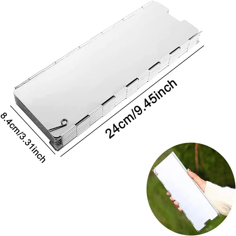 Складное лобовое стекло сверхлегкое алюминиевое для кемпинга портативное