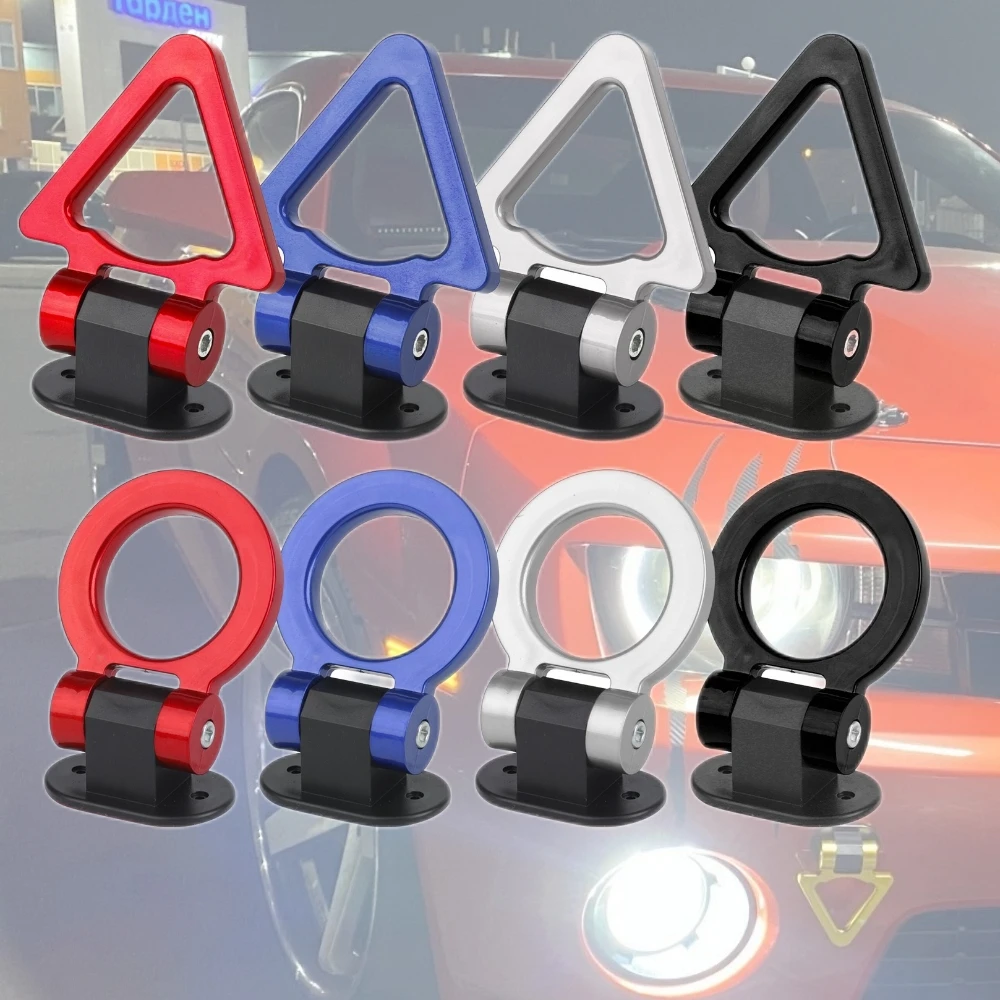 

CNSPEED Universal Car Sticker Tralier Tow Hook ABS Simulation Racing Bumper Trailer Hook Tow Hook Sticker JDM Accessories
