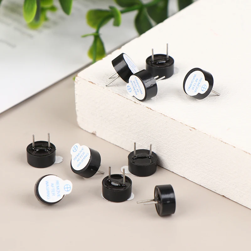 

10Pcs 9x4.2MM Ultra-thin 3V 5V Active Buzzer 9042 MINI Active Piezo Environmental Protection High Temperature Resistant Buzzer