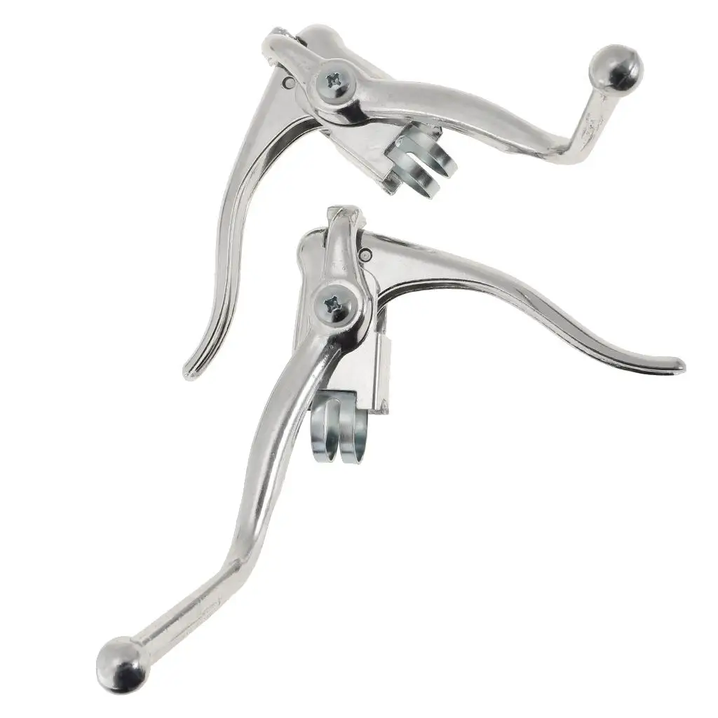 Road Bike  Brake Levers Bent Bar Dual Control Handbrakes