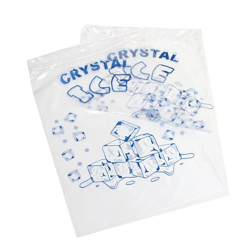 Мешки для льда 8 фунтов со шнурком мешки 100 штук сверхпрочные многоразовые