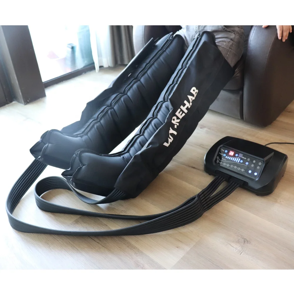 

CE 8 chambers air compression physiotherapy leg foot deep muscle massager for circulation