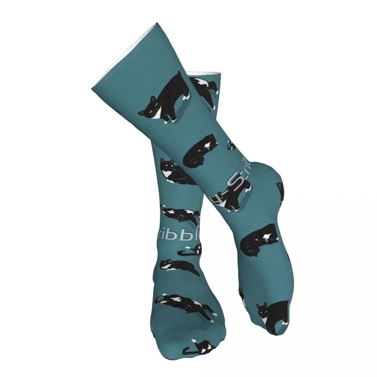 

Cat Pattern Adult Stockings Stretchy For Daily Matching Thigh High Socks Customised Patterns