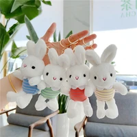 15cm rabbit cute plush keychain plushies kawaii doll pendant kawaii accessories for bag stuffed keyring toys for girls