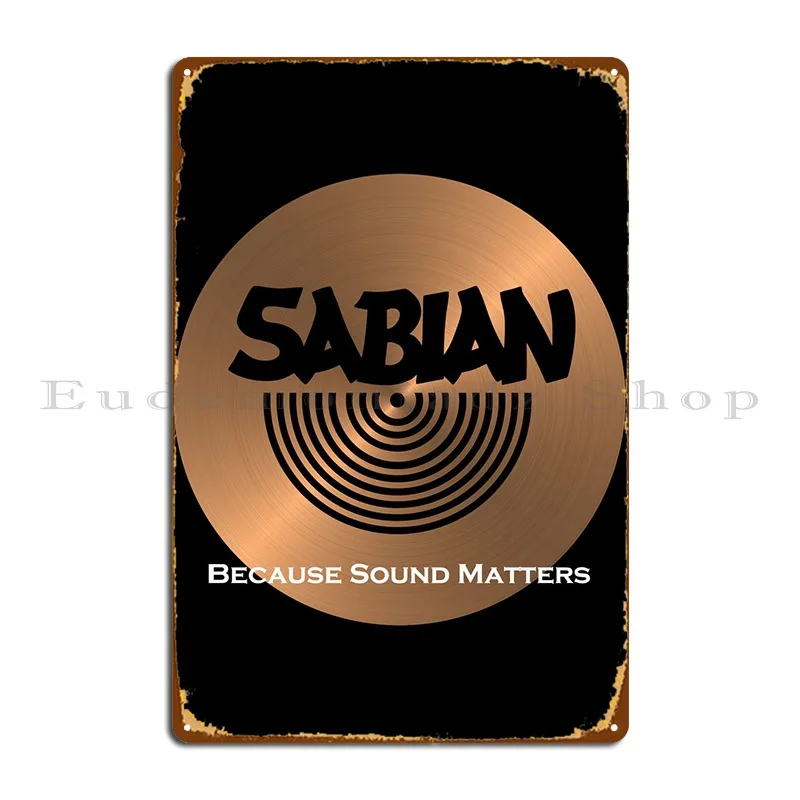 

Металлический плакат Sabian