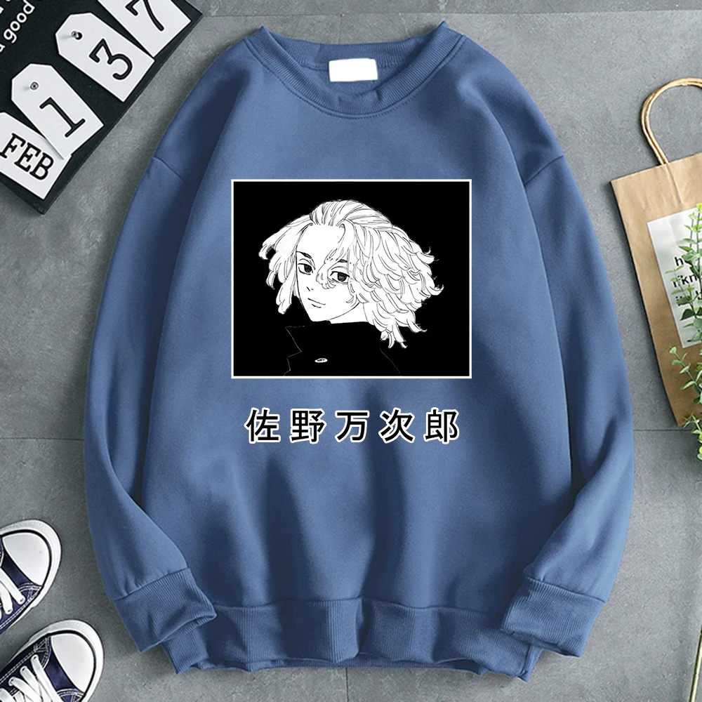 

Hoodie Tokyo Revengers Sano Manjiro Mikey Japanese Anime Men's Hoodies Fashion Punk Men Sweatshirt Warm Street Pullover For Mens