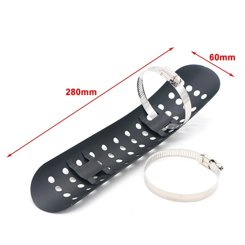 Универсальный мотоциклетный глушитель теплозащитный экран защита пятки для