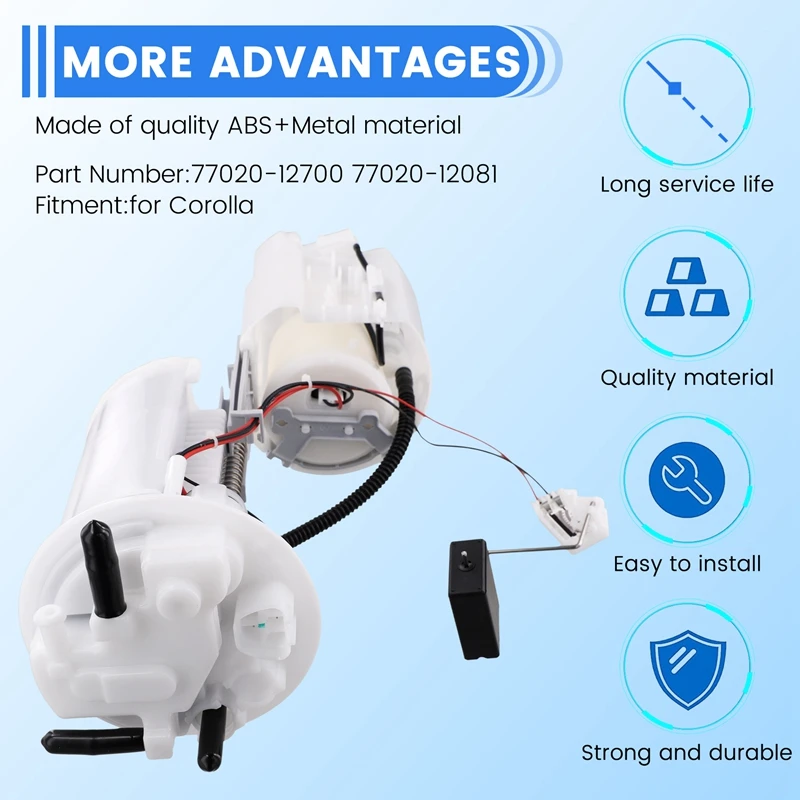 77020-12700 77020-12081 Модуль топливного насоса в сборе подходит для TOYOTA Corolla
