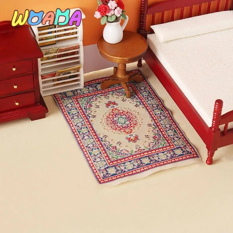 

1 шт., 1:12 миниатюрный коврик для кукольного домика