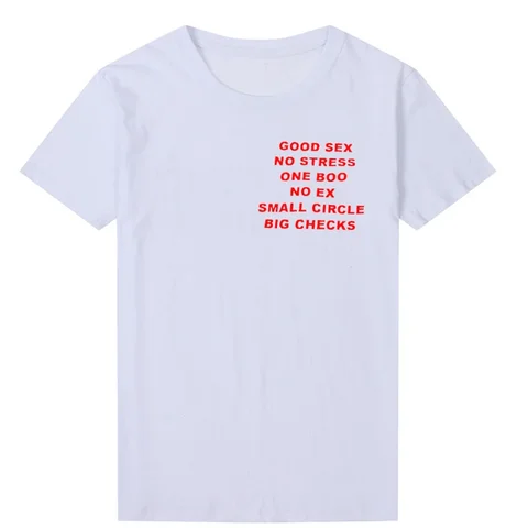 Good sex no stress t shirt купить недорого AliExpress 