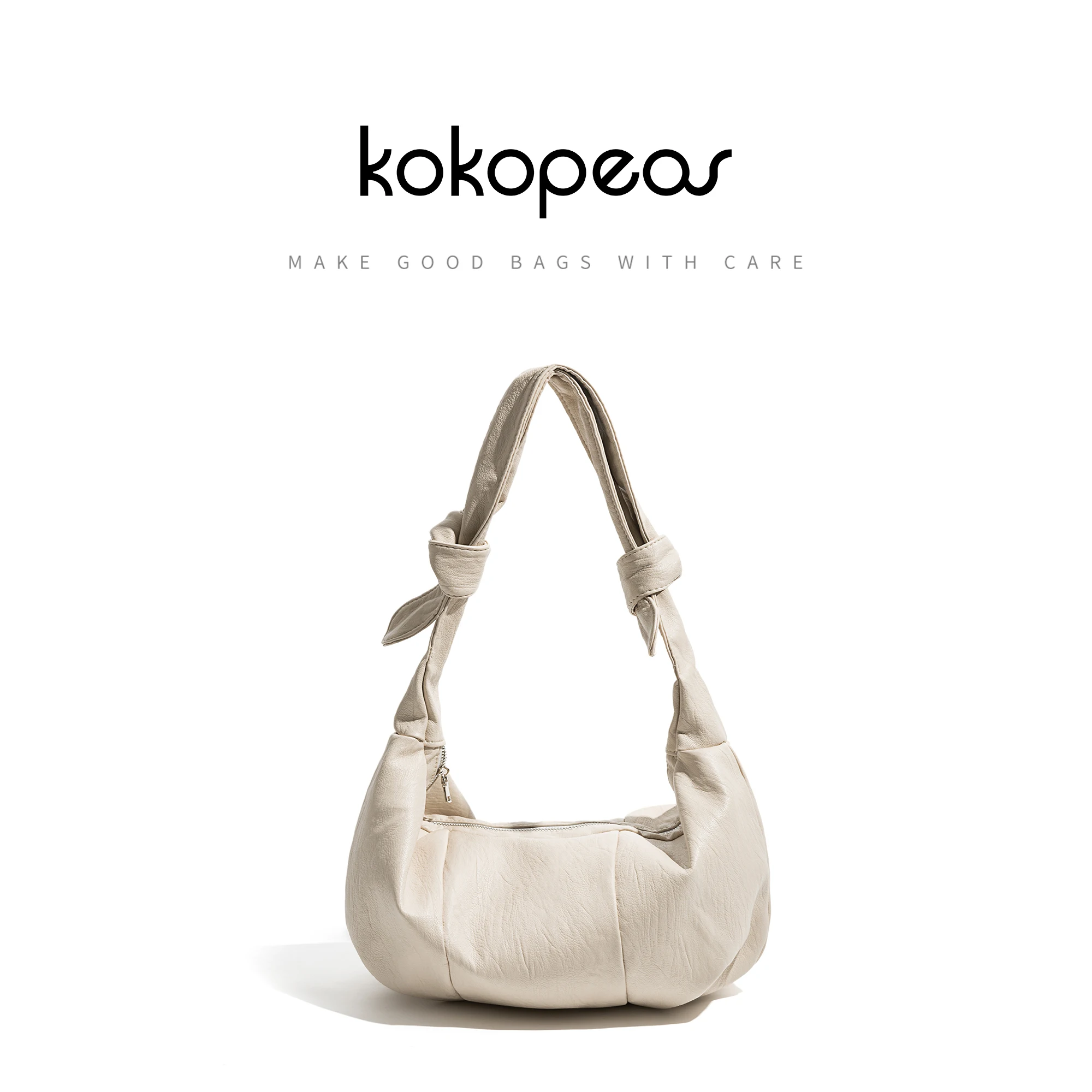 

KOKOPEAS Artificial Leather Soft Crossbody Bag Fashion Travel Wallet Fold Smooth Large Capacity Bag