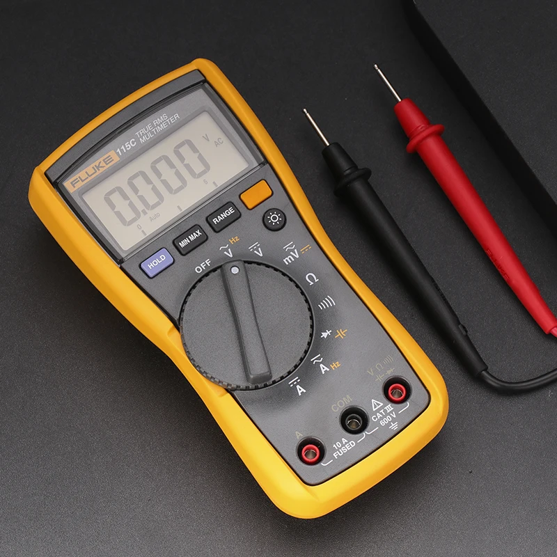 Цифровой мультиметр FLUKE True RMS 115C с автоматическим диапазоном профессиональный