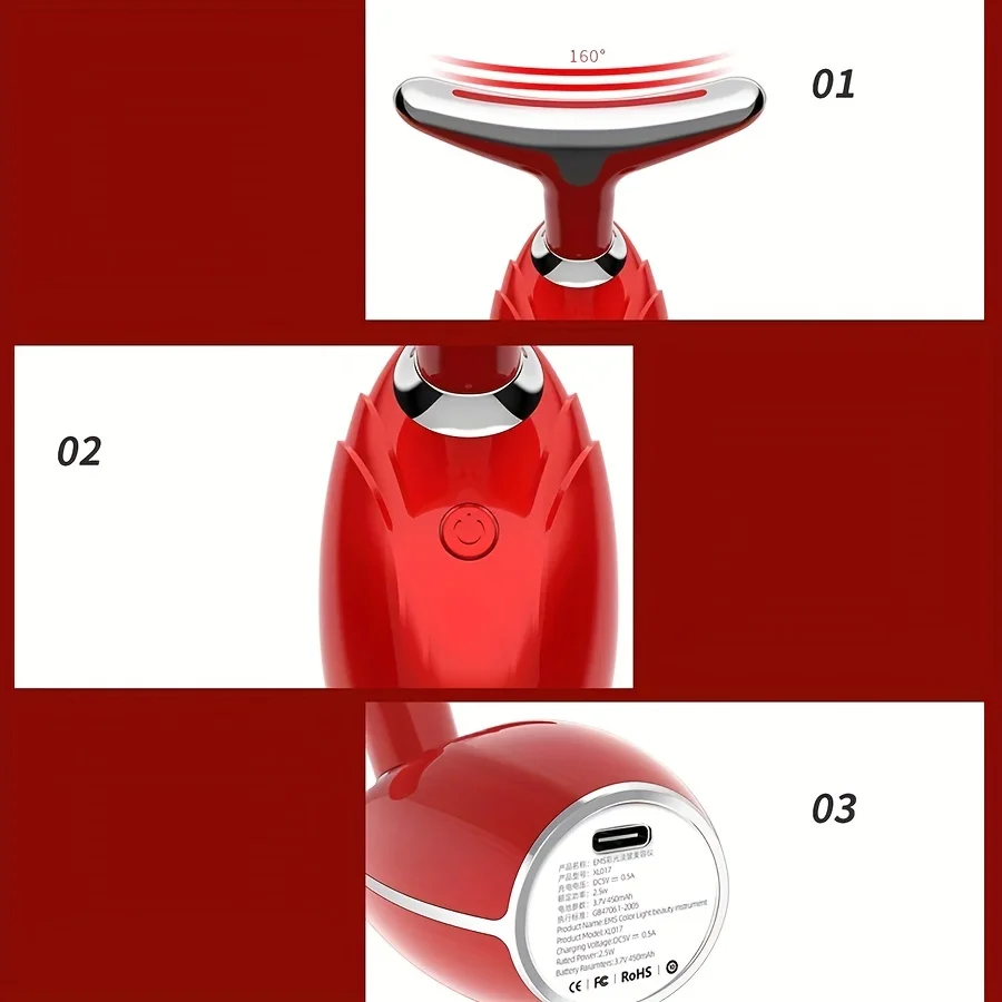 Шейка и телефон 3 вида искусственных фотонов средство для укрепления кожи