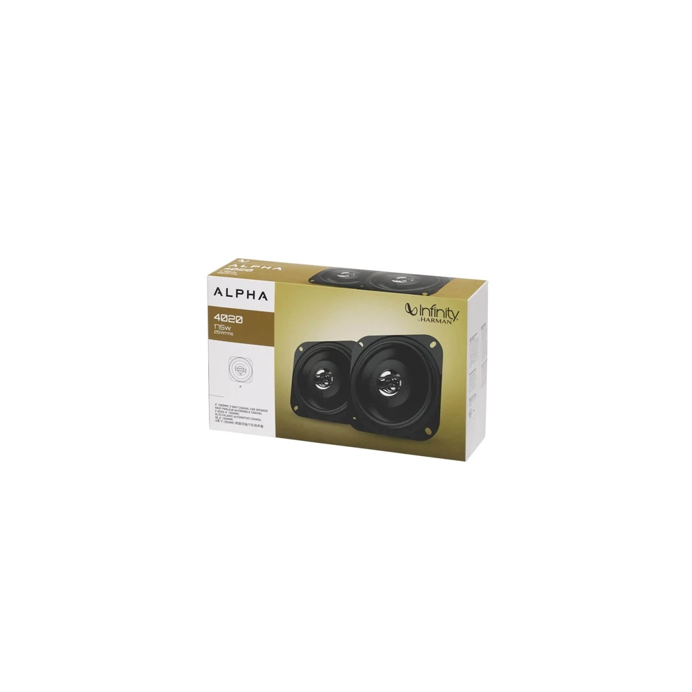 Car two-way coaxial acoustics INFINITY Alpha 4020 Automobiles Electronics Audio Speakers |