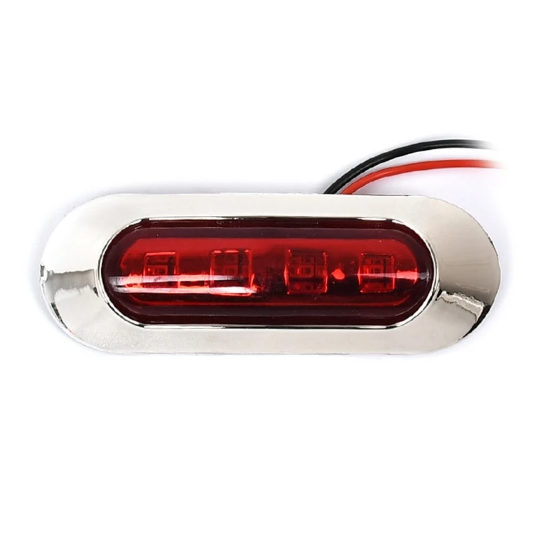 

Red Green LED Boat Navigation Light 24V Waterproof Sailing Signal Lamp Marine Yacht Warning Light R2LC