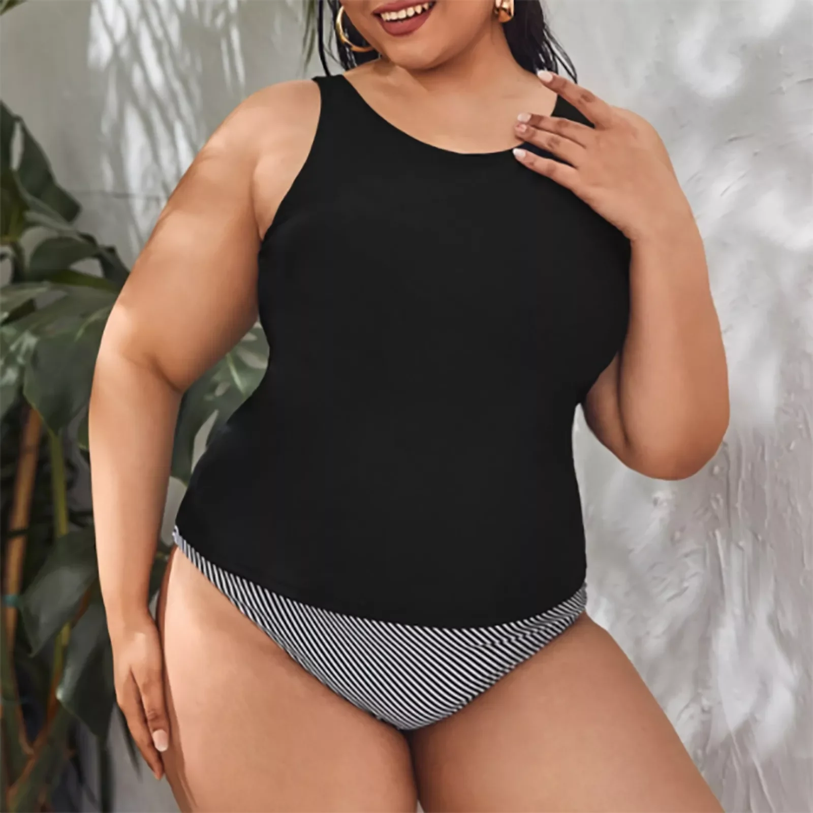 

NEW IN Xl-4xl Bikinis Set 2022 New Swimsuit Women High Waist Sexy Swimsuit Women Plus Size Swimsuit Tankini Swimwear Beachwear