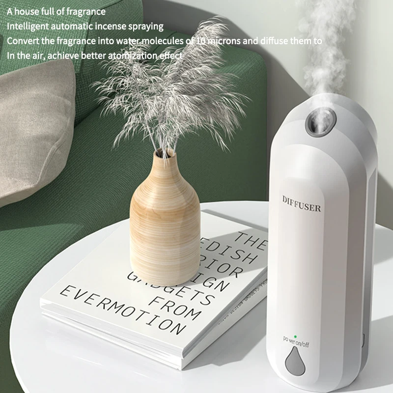 Smart Aromatherapy Machine Mini Automatic Jet Wall Hanging Essential Oil Spray Continuous/Intermittent Timed Perfume Machine