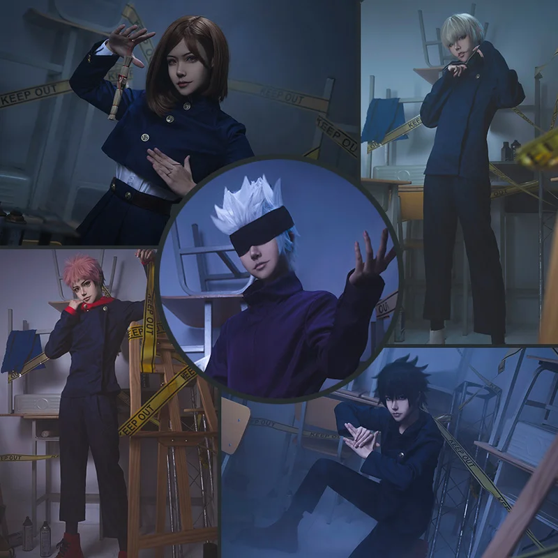 

Одежда для косплея юютсу, кугисаки, нобара, Сатору, годжо, фуксигуми, инкумаки, для женщин и мужчин, подарок на Хэллоуин