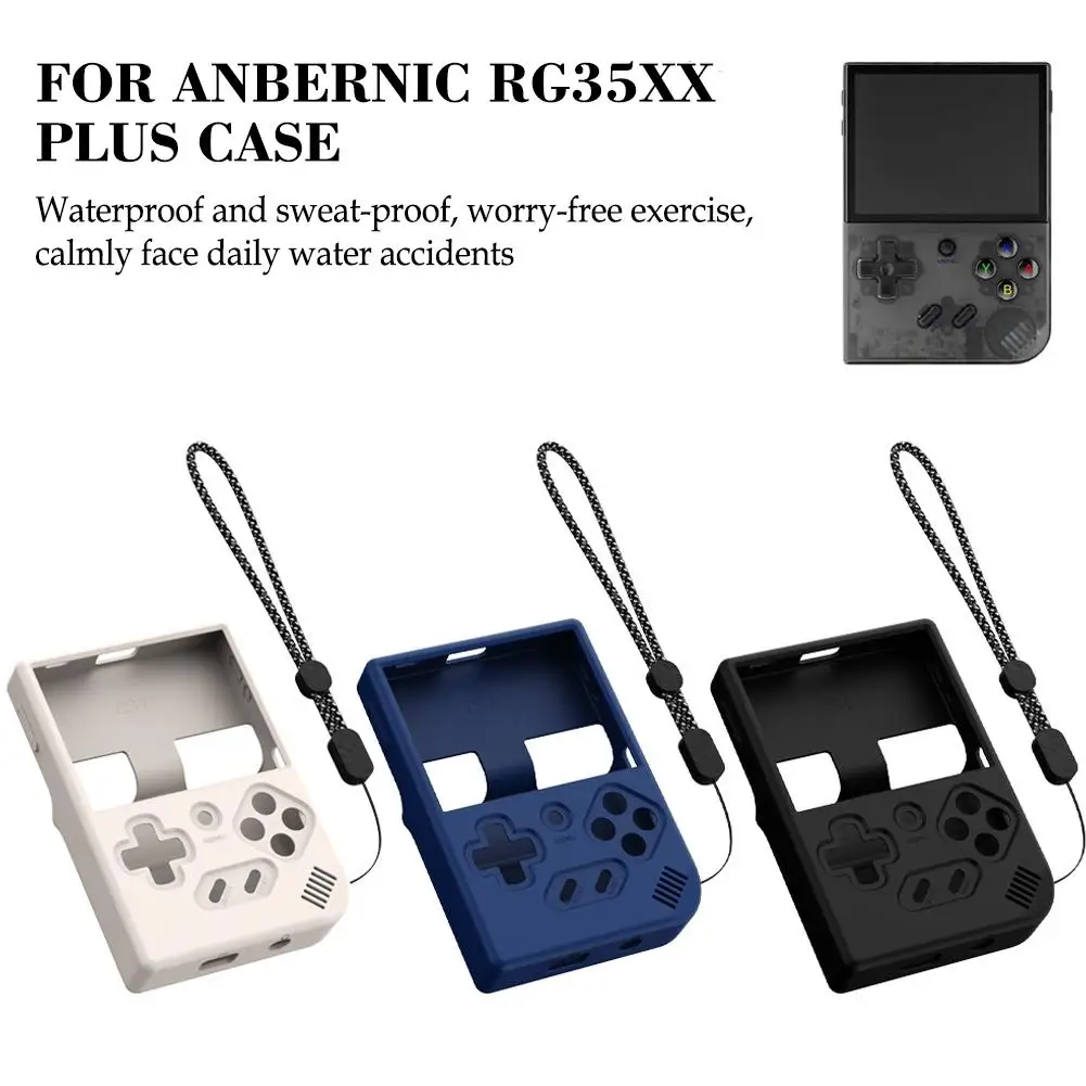 Чехол для портативной игровой консоли ANBERNIC RG35 XX Plus защитная веревка мягкий
