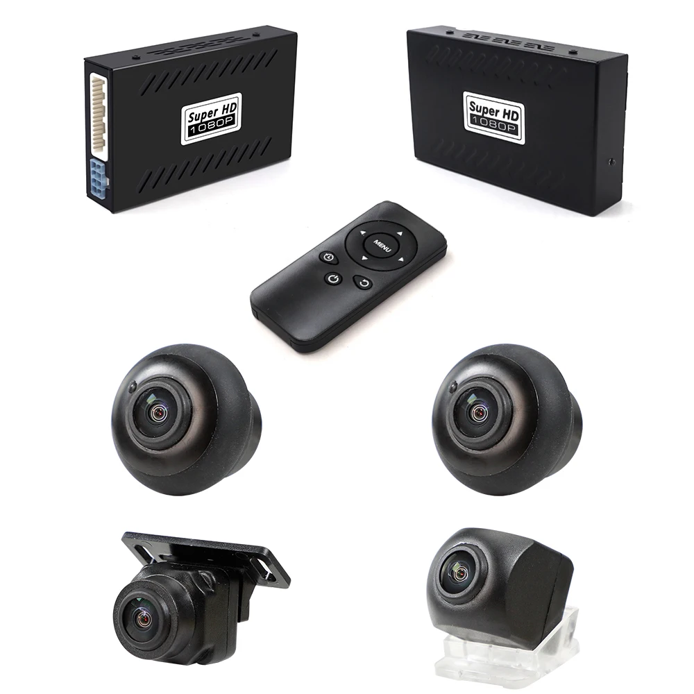 

Видеорегистратор DV360 с углом обзора 360 градусов для вождения автомобиля, бесшовный видеорегистратор с объемным обзором, Черный Автомобильный ящик