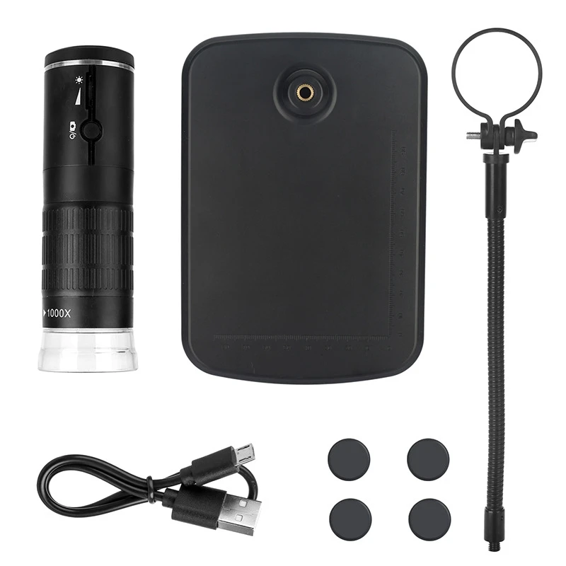 

Цифровой микроскоп HD 1080P 1000X с поддержкой Wi-Fi и USB