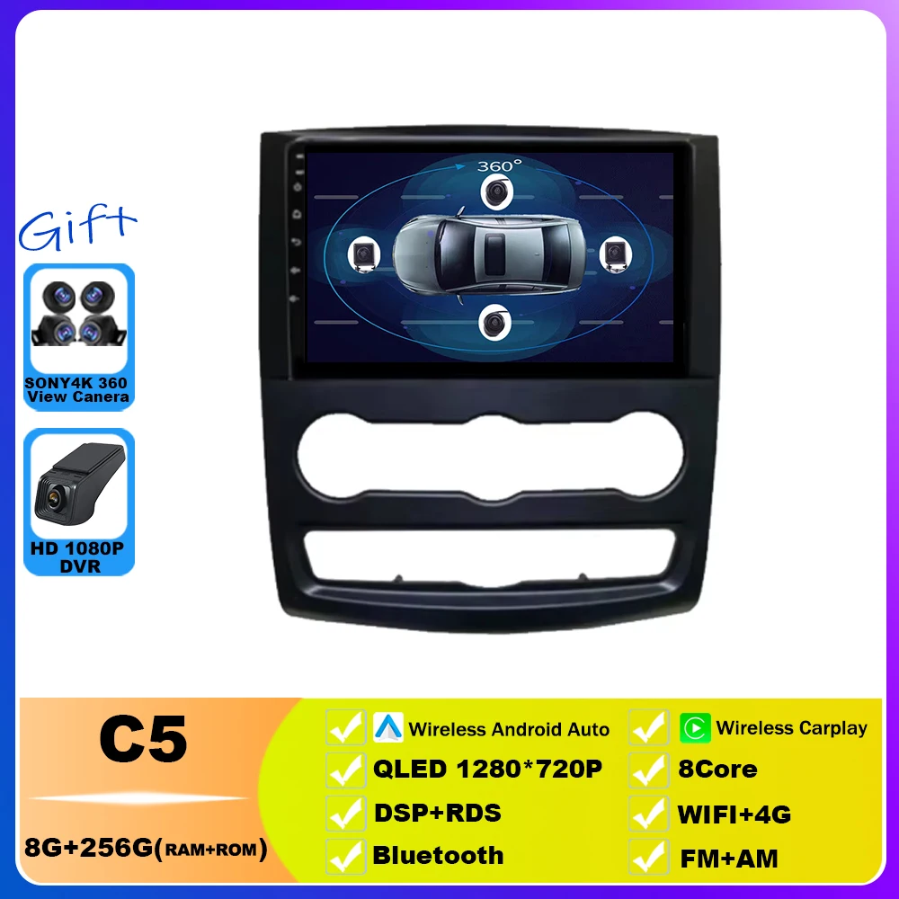 

Android 14, для Mercedes Benz Sprinter для VW Crafter, автомобильный радиоприемник, мультимедийный плеер, навигация, GPS, Wi-Fi, беспроводной головное устройство Carplay