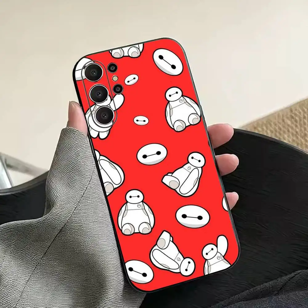 Фото Аниме B-Baymax Подарок Черный Мягкий Силиконовый Чехол для Телефона Samsung Ultra S26, S24, S21, S22, S23, S30, Plus, Lite №3