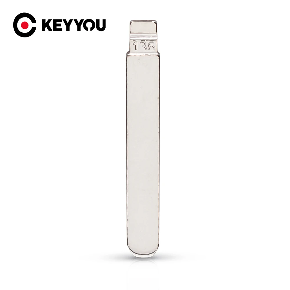 

KEYYOU Original Replacement Flip Remote Key Blade Car Key Blank For CHANA EADO Flip Remote Key 136# NO. 136