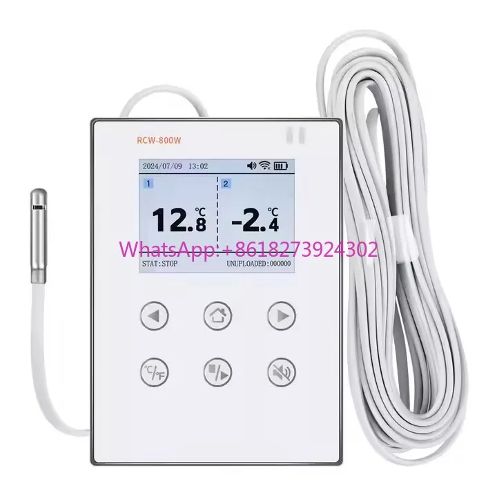 Фото Цифровой регистратор данных HEDAO RCW-800W Мониторинг температуры и влажности Подключение 2g/4g/Wi-Fi №1