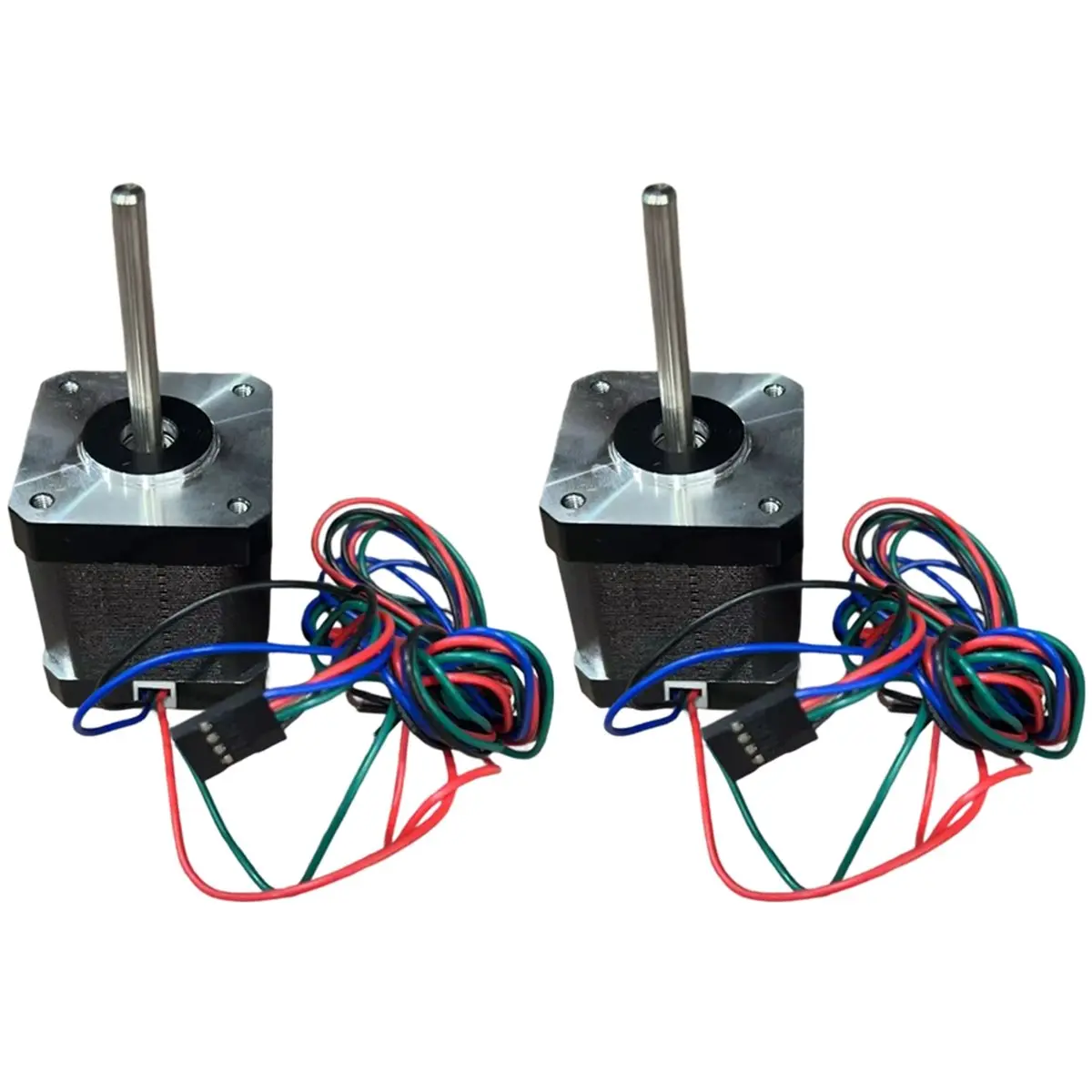Фото Комплект из 2 шаговых двигателей BHBL Super Motor 42STH48-2804AH(40R) Nema 17 для 3D-принтеров VzBoT, с длинным валом для крепления №3