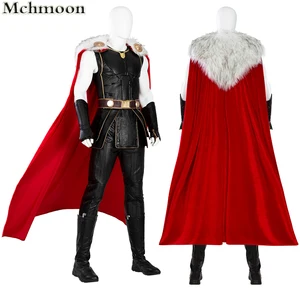 Thor Cosplay Costume Love And Thunder God Of Thunder Thor Odinson Outfits Mens Armor Props with Cape Halloween Carnival