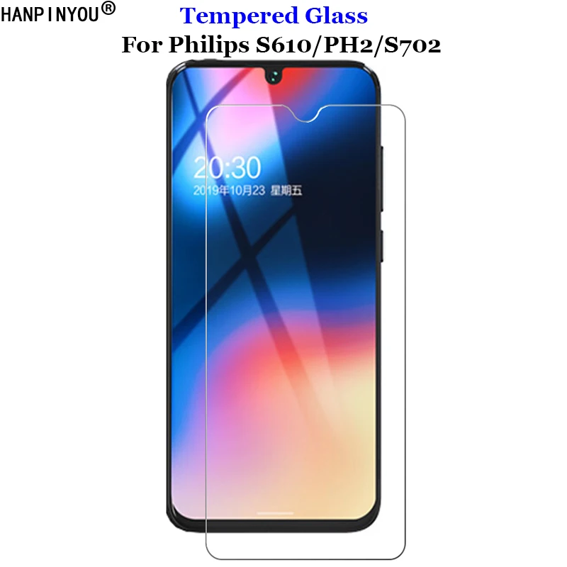 Для Philips S610 PH2 PH1 / S702 прозрачное закаленное стекло 9H 2.5D Премиум Защитная пленка для экрана