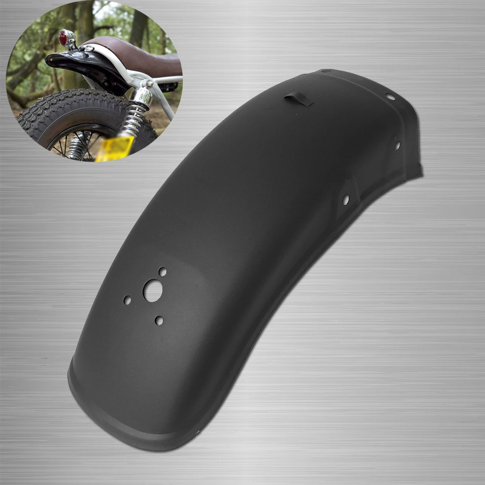 

For Yamaha/Honda/Suzuki for Chopper Cruiser Rear Fender Mud Flap Mudguard Motorcycle Black Metal Mud Guard Cover Universal