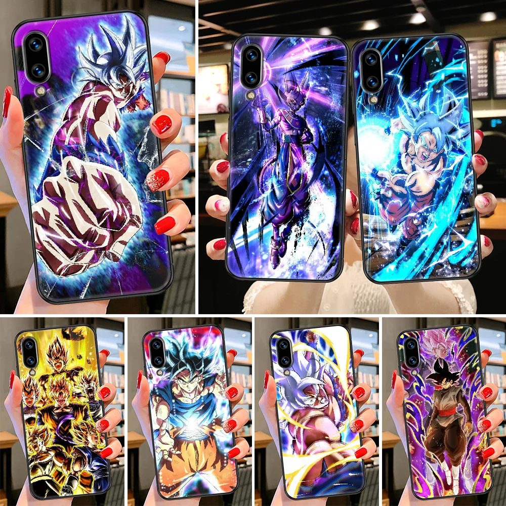 

Чехол для телефона Huawei Honor 6 7 8 9 10 10i 20 A C X Lite Pro Play с аниме «Драконий жемчуг», Черный силиконовый чехол для сотового телефона с рисунком