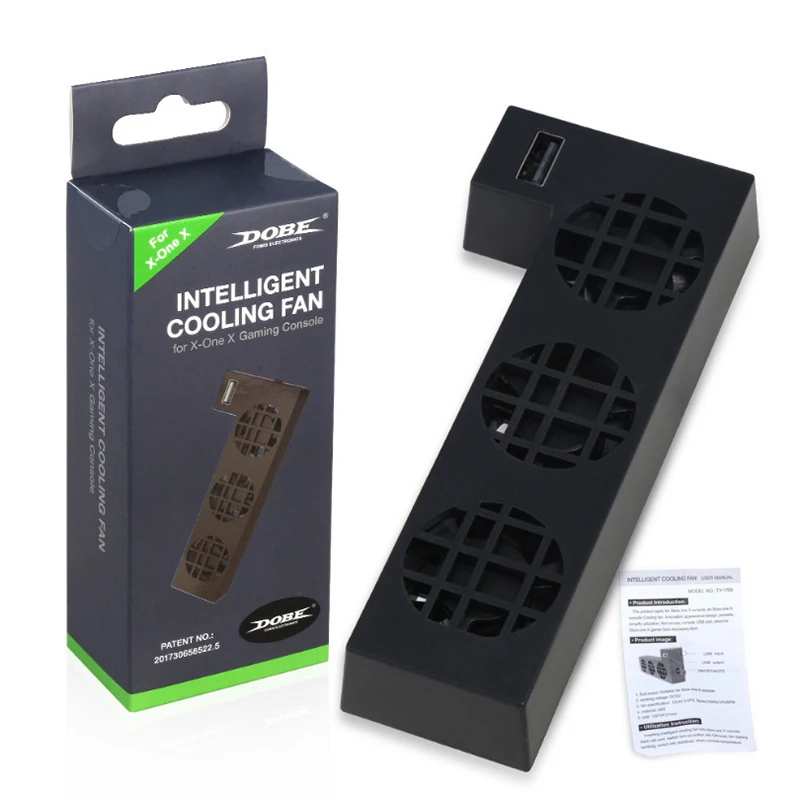 

2021 New USB Cooling Fan Is Suitable For X-box One X Console, Cooling System Is Suitable For X-box One X With 3 Cooling Fans