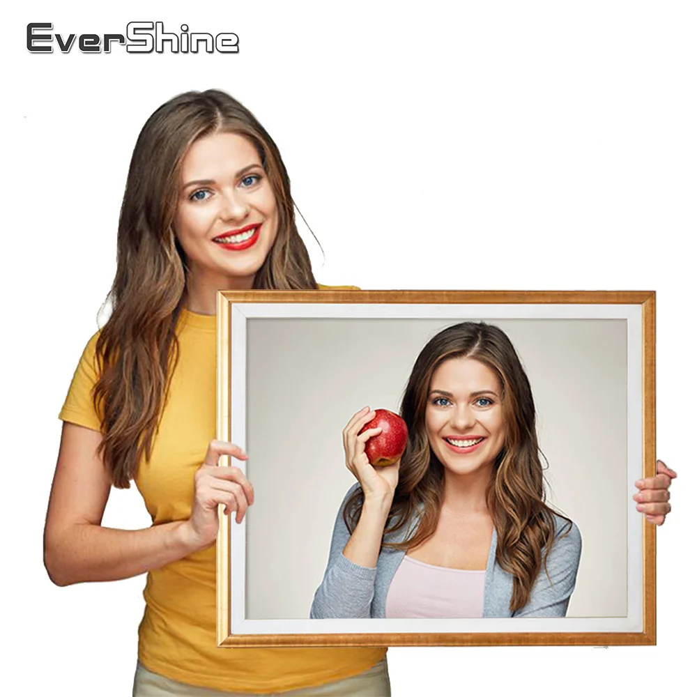 

EverShine Diamond Painting Personal Picture Photo Custom Cross Stitch Full Kits Mosaic Art Beads Embroidery Wedding Decoration