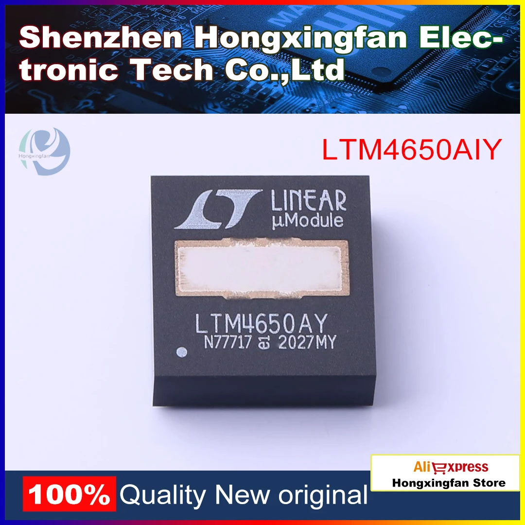 

1PCS LTM4650AIY Tin-Lead SnPb BGA] Dual 25A or Single 50A uModule Regulator with 0.8% Transient Accuracy