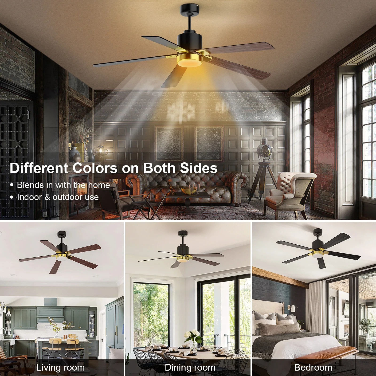 Modern Led Ceiling Fan With Lights DC Motor 6 Speeds Timing Voice/APP/Remote Control Fans Floor Loft Decorative Fan With Light images - 6