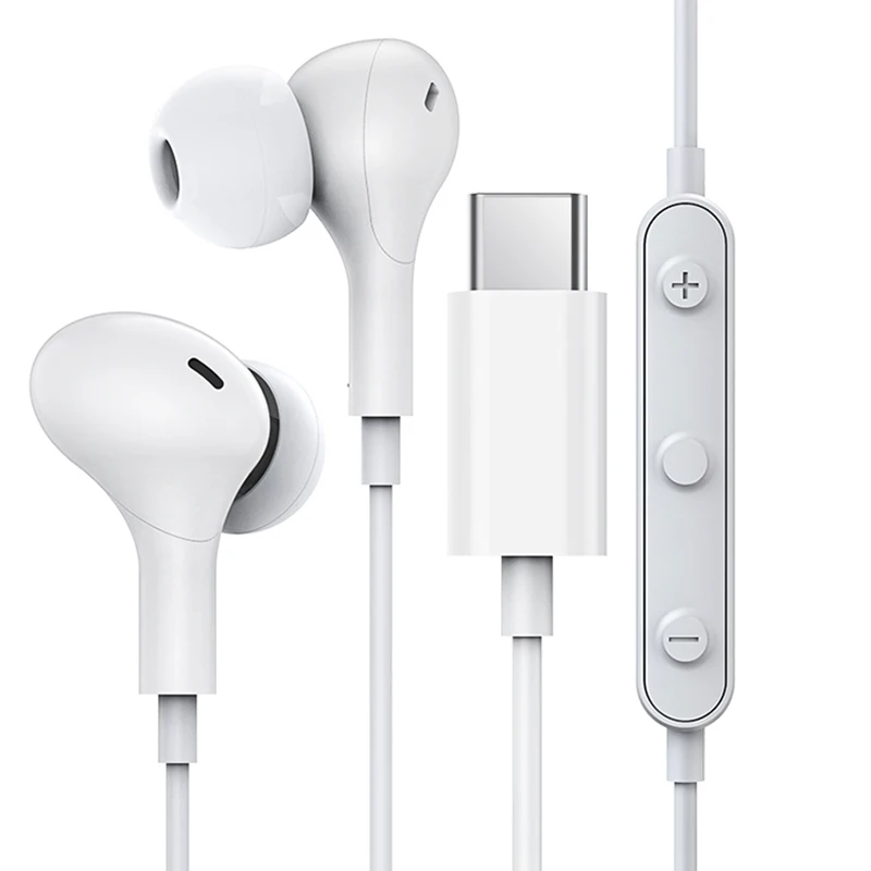 

New Model Type c Earphones Wired Microphone USB Type C Earphones for Galaxy S22/S21/ S20, Galaxy A52/A12/A80/A60/S10 /A41