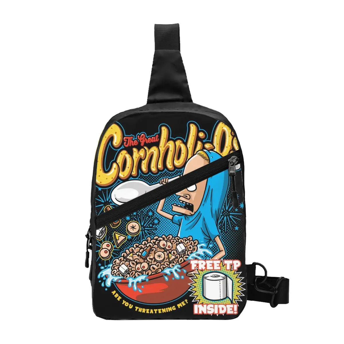 Cornholi Os Beavis и Butthead нагрудная сумка с рисунком из мультфильма мотоциклетные сумки