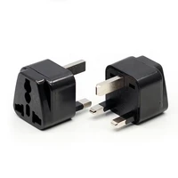 fast universal eu power plug female adapter to uk 3 pin male converter connector