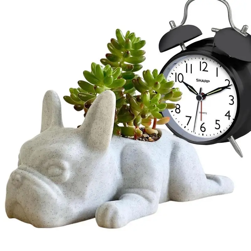 

Керамический цветочный горшок для щенка, суккуленты, цветочный горшок для дома, офиса, настольное украшение, украшение для сада