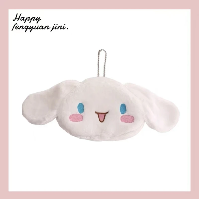 

Kawaii Sanrio Cinnamoroll Mymelody Kuromi Star Kirby Кошелек для монет плюшевый брелок Подвеска Аниме Мягкие Игрушки для девочек