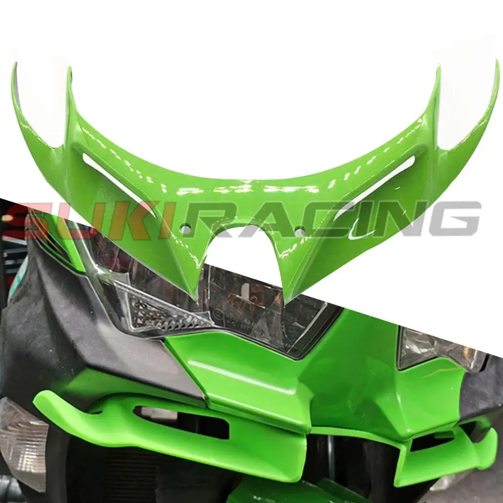 

For Kawasaki NINJA400 NINJA 400 2018 2019 2020 2021 2022 Motorcycle Front Aerodynamic Winglets Windshield Fairing Wing Ninja400
