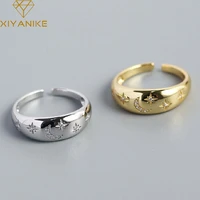 xiyanike 2022 shiny diamonds moon star open cuff finger rings for women girl new fashion adjustable jewelry gift %d0%ba%d0%be%d0%bb%d1%8c%d1%86%d0%be %d0%b6%d0%b5%d0%bd%d1%81%d0%ba%d0%be%d0%b5