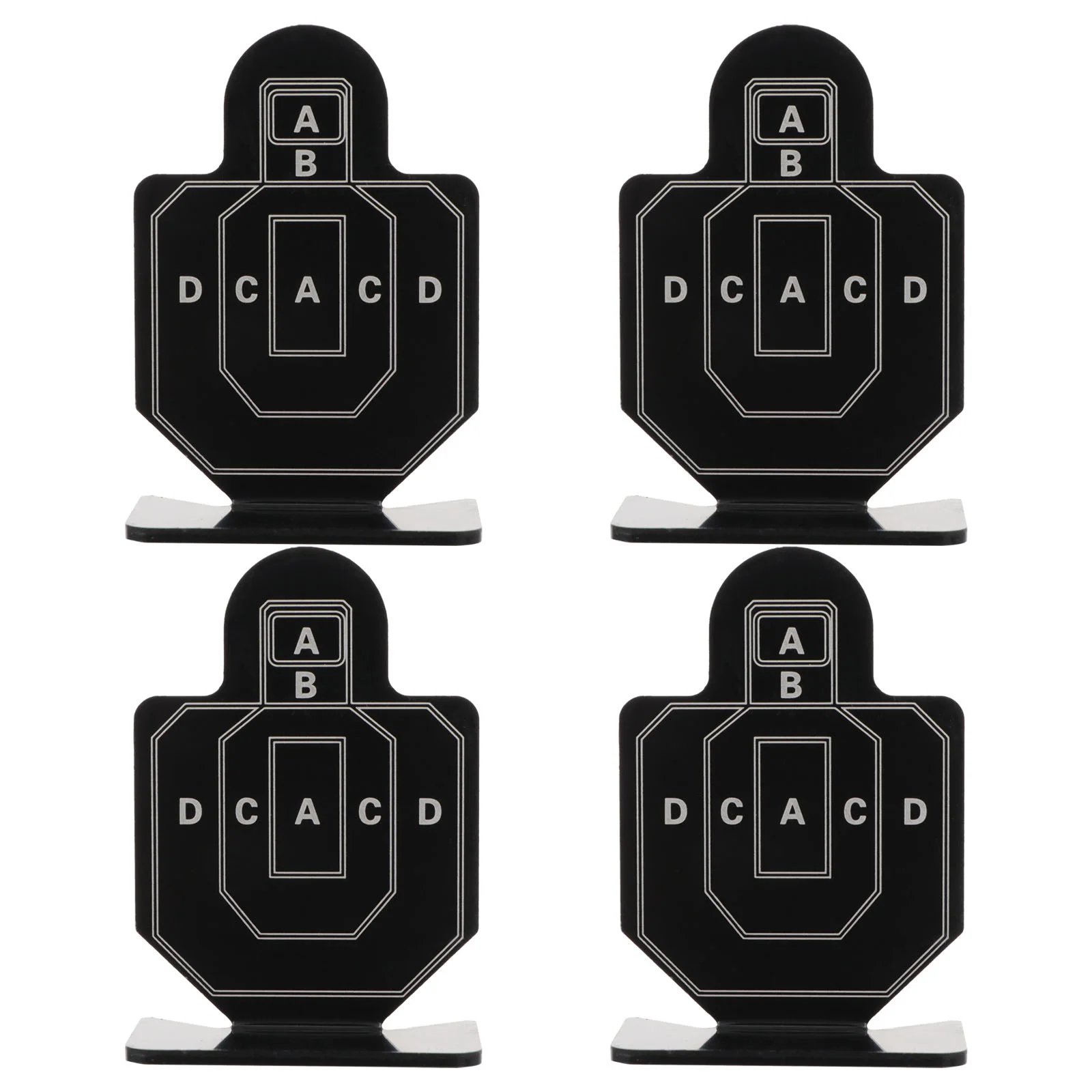 

4pcs/set Aluminium Alloy Shooting Targets Durable Shooting Training Target