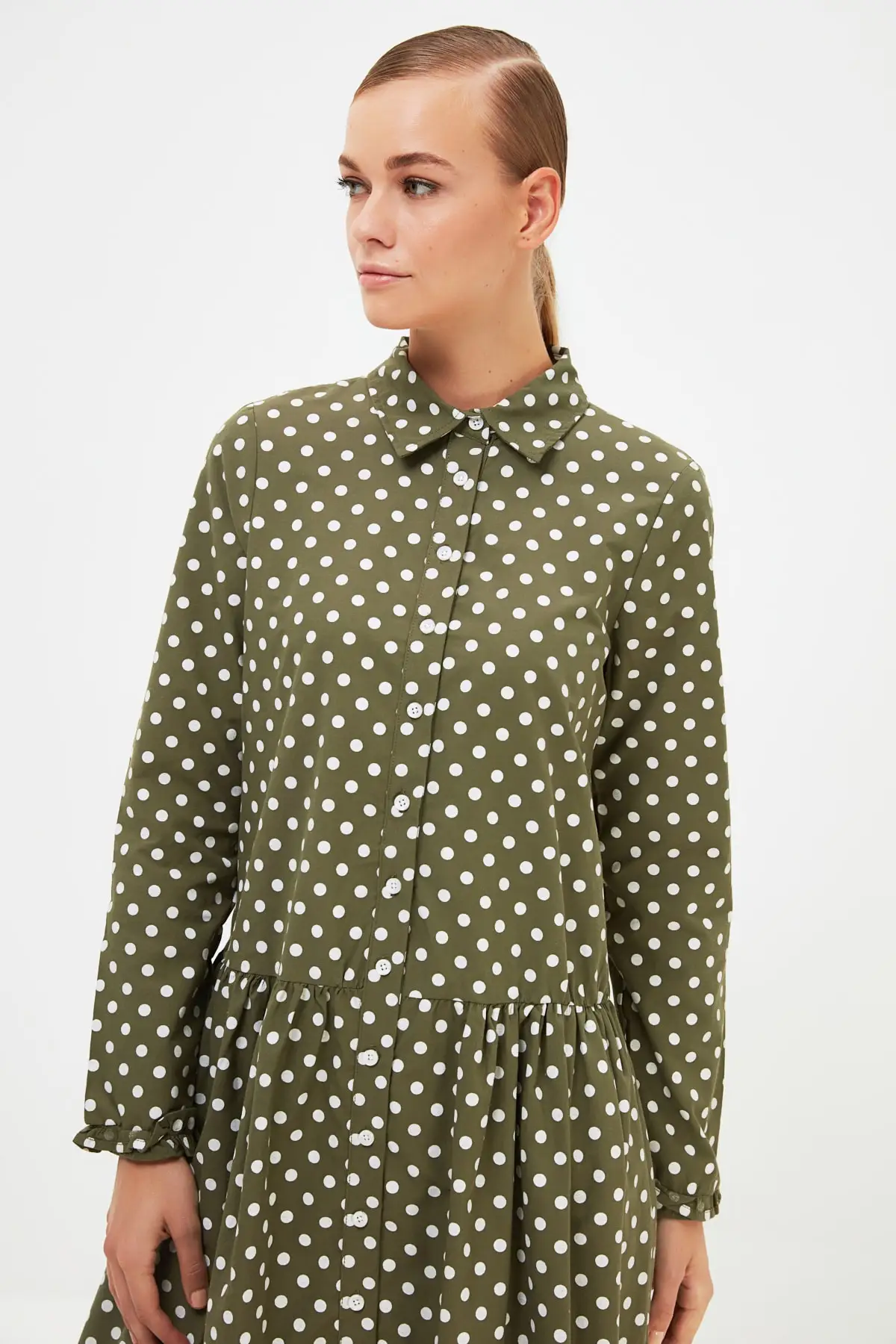

Trendyol Shirt Collar Dress TCTSS21EL4153