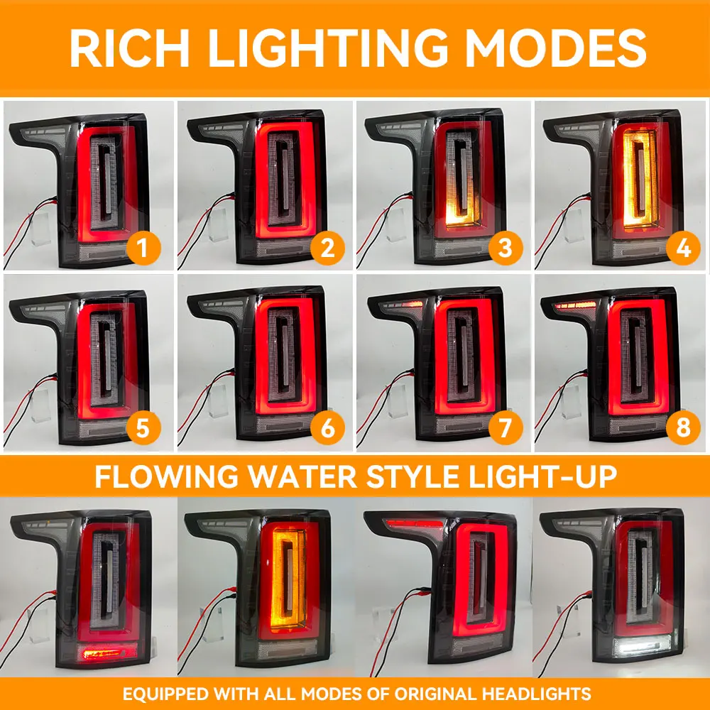 Задние фонари для Land Rover Range Vogue 2013-2022 L405 задние поворотники в стиле Cullinan